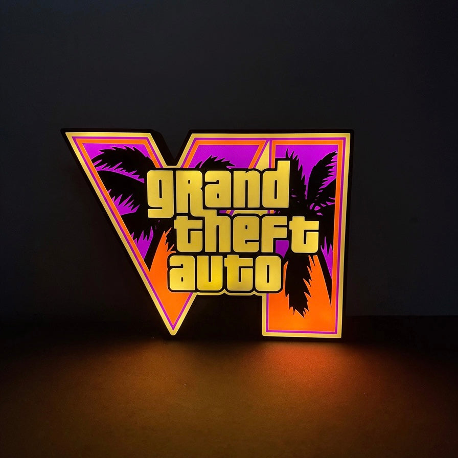 Lampe 3D GTA 6 - ViceLamp™