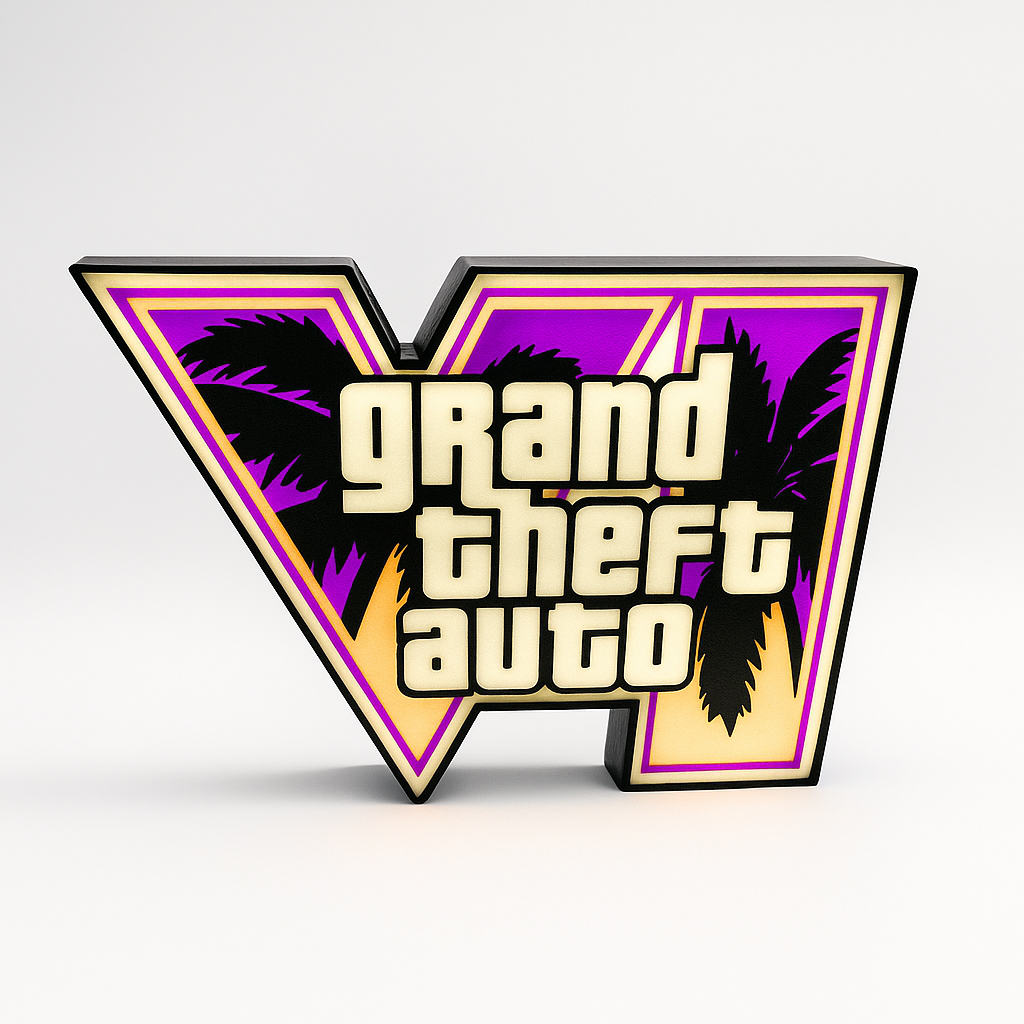 GTA VI 3D Lamp - ViceLamp™